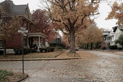 Neighborhood House Exterior, Cute Neighborhood Houses, 90s Suburban Aesthetic, Rich Suburban Aesthetic, Suburban City Aesthetic, Old Money Neighborhood, Suburban Town Aesthetic, 70s Neighborhood Aesthetic, Suburb Neighborhood Aesthetic