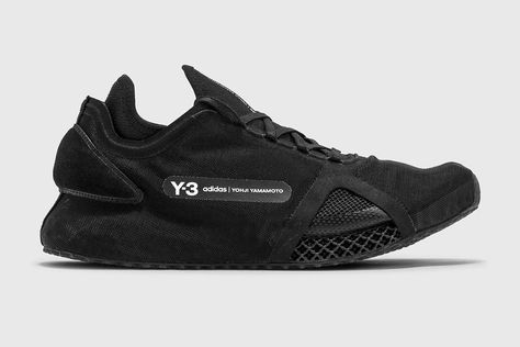 adidas Y-3 Runner 4D IO "Triple Black" Release Date | Nice Kicks Y3 Shoes, Adidas Y3, The Runner, Black Layers, Triple Black, Yohji Yamamoto, Shoes Men, Jet Black, Release Date