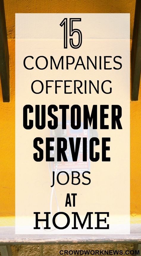 15 Companies Offering Customer Service Jobs from Home Typing Jobs From Home, Jobs At Home, Amazon Work From Home, Customer Service Jobs, Jobs From Home, Making Money On Youtube, Teen Money, Service Jobs, Make Money Writing