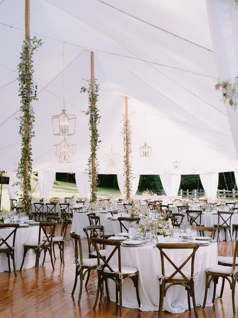 Tent Pole Greenery, Wedding Tent Decor, Tent Decor, Tent Decorations, Wooden Poles, Tent Poles, Wedding Tent, Tent Wedding, Wedding Florals