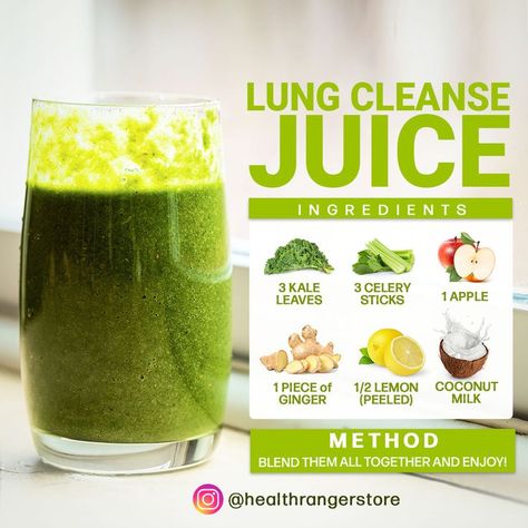 Detox your Lungs | Lung cleanse, Detox juice, Lung detox juice Lung Detox Juice, Detox Lungs, Cleanse Juice, Lung Cleanse, Lung Detox, Healthy Lungs, Cleanse Detox, Healthy Drinks Smoothies, Healthy Juice Recipes