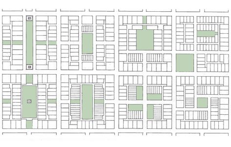 Grid City Plan, New Urbanism Plan, City Grid Design, Grid Plan, City Skylines Game, Walkable Community, Urban Ideas, City Grid, Urban Design Architecture