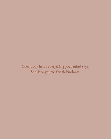 The words you speak to yourself matter more than you realise. Your body listens to every thought, every feeling, and every belief. Be gentle with yourself. Speak with kindness, compassion, and love. Your inner dialogue shapes not only your mindset but also your physical well-being. Choose thoughts that uplift and empower you, because you deserve nothing less than your own support. #PositiveSelfTalk #MindBodyConnection #SelfCompassion #InnerStrength #SpeakWithLove #EmpowerYourself #Wellne... How You Speak To Yourself Matters, Speak Kindly To Yourself, Be Kind To Yourself Quotes Wallpaper, Gentle With Yourself Quotes, Be Kind Quotes, Be Kind To Yourself Quotes, Inner Dialogue, Gentle With Yourself, Gilgamesh Fate