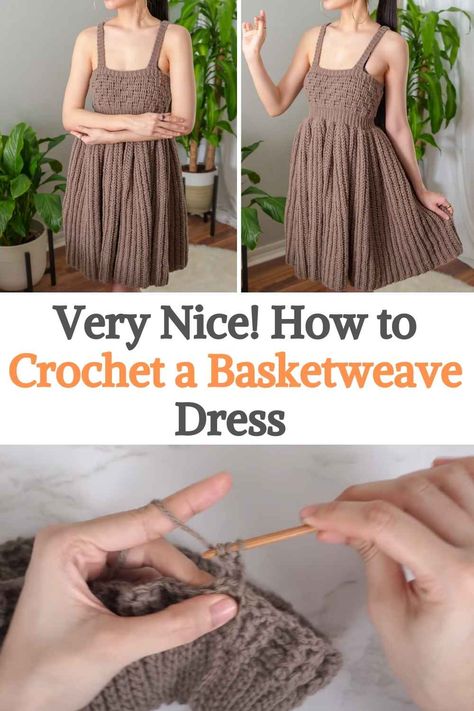 Let's learn how to crochet an easy to follow summer dress! This is a super fun and easy dress pattern that will take any crocheter just a few days! It's great for all crocheters and will result in the most comfortable summer dress ever! It can even be done by crochet beginners, it's really easy! Crochet A Crop Top, Crochet Top Tutorial, Dress Pattern Free, Easy Crochet Top, Diy Crochet Top, Sundress Pattern, Modern Crochet Patterns, Dress Patterns Free, Stylish Crochet