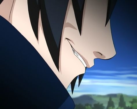 evil grin - side Evil Grin Anime, Naruto Evil, Pic Anime, Evil Grin, Reaction Pic, Naruto Series, Sasuke Uchiha, Sonic The Hedgehog, Naruto