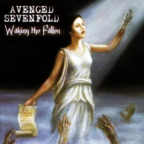 avenged sevenfold- waking the fallen, their best album Fallen Tattoo, A7x Logo, Waking The Fallen, Favorite Albums, Cost Accounting, Sticker Bomb, Avenged Sevenfold, Best Albums, Rock Bottom