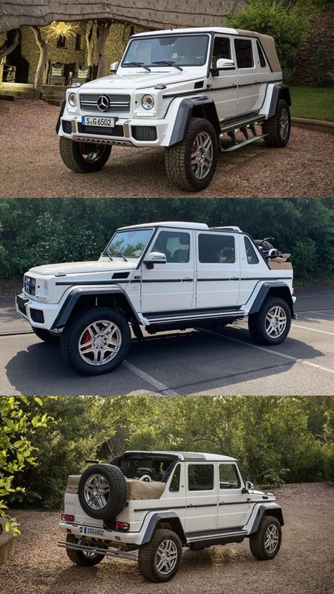 Maybach Landaulet G Wagon, Mercedes G63 6x6, Mercedes Maybach G650 Landaulet, Maybach G650 Landaulet, Maybach G Wagon, G 63 Amg, G 63, Girly Car Accessories, Mercedes G Wagon