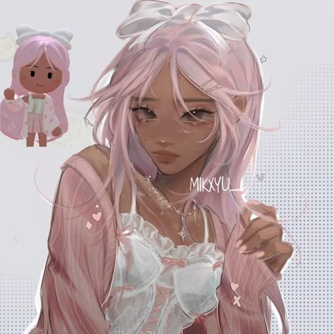 Pink Hair, Hair, Anime, Pink, On Instagram, Instagram, Art