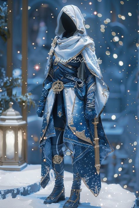 koo (@koo02502124) on X Female Fashion Outfits, Frost Fairy, Outfit Ideas For Drawing, Medieval Magic, Winter Cloak, Drawing Outfits, Vestidos Anime, Prince Clothes, Fashion Outfits Ideas