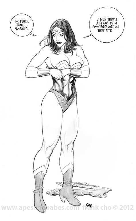 Art Dc Comics, Miss Hulk, Frank Cho, Wonder Woman Art, Arte Dc Comics, Bd Comics, Comics Girls, Comics Girl, Dc Comics Art