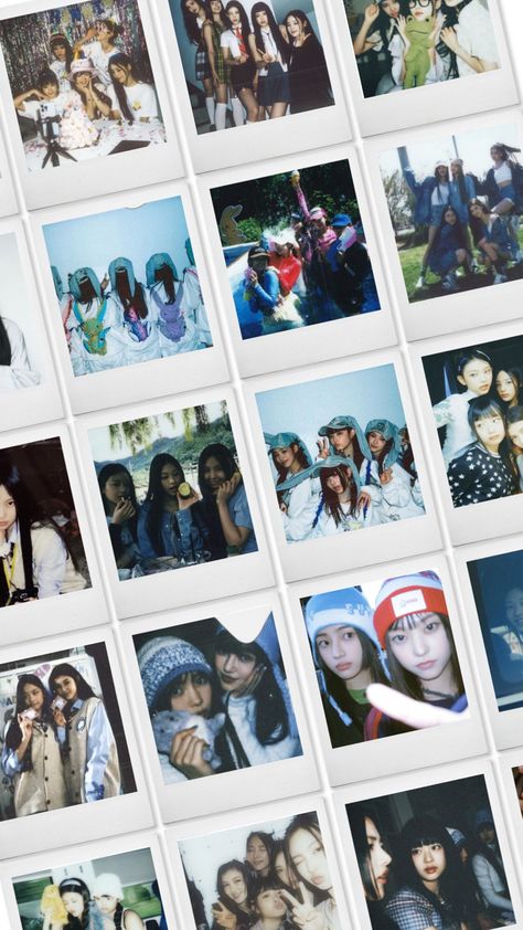 Newjeans Polaroid, Polaroid Wallpaper, Wallpaper Quotes, Happy Day, Kpop Girls, Photo Editing, Photo Wall, Polaroid Film, Instagram