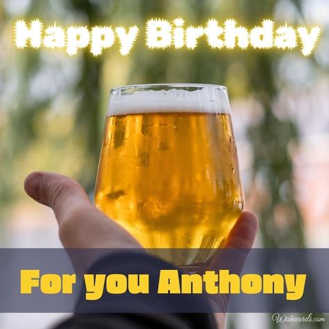 Free Happy Birthday Images, Happy Birthday Alan, Happy Birthday Anthony, Funny Happy Birthday Images, Birthday Card With Name, Romantic Images, Funny Happy Birthday, Wish Quotes, Funny Happy