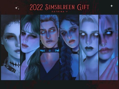 [KAT]simblreen 2022 | Patreon Alt Goth, Sims 4 Cc Folder, Sims 4 Dresses, Red Makeup, Sims 4 Cas, Sims 4 Cc Finds, Sims Mods, Sims 4 Custom Content, Maxis Match