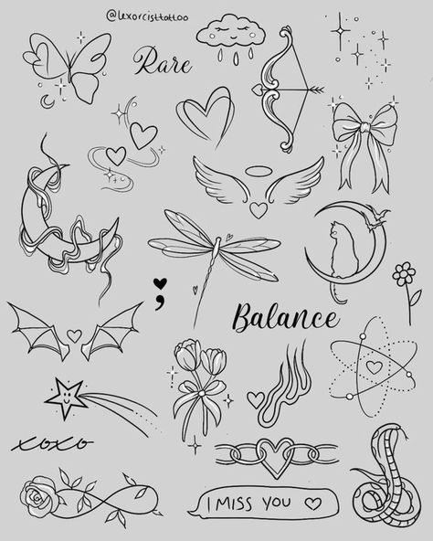 Free Tattoo Fonts, Small Girly Tattoos, Beginner Tattoos, Petit Tattoo, Small Pretty Tattoos, Tattoo Portfolio, Tattoo Design Book, Girly Tattoos, Subtle Tattoos