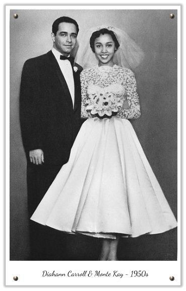 Vintage Wedding Dress 1950s, 1950s Wedding Dress, Diahann Carroll, 1950s Wedding, Vestidos Retro, African American Weddings, Vintage Wedding Photos, Vintage Black Glamour, Wedding Gowns Vintage