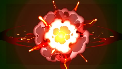 Done by Ivan Boyko Explosion Vfx Gif, Vfx Explosion, Animation Explosion, Explosion Animation, Dragon Ballz Goku, Vfx Tutorial, Adobe Animate, Game Effect, Super Powers Art