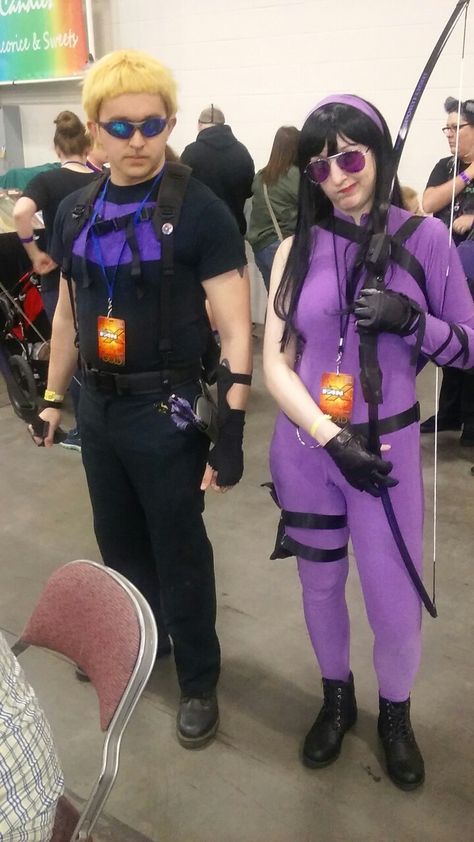 Hawkeye and Hawkeye: Clint Barton and Kate Bishop Clint Barton And Kate Bishop, Hawkeye Clint Barton, Kate Bishop Hawkeye, Kate Bishop, Clint Barton, Character Sketch, Hawkeye, Love Affair, Festival Captain Hat