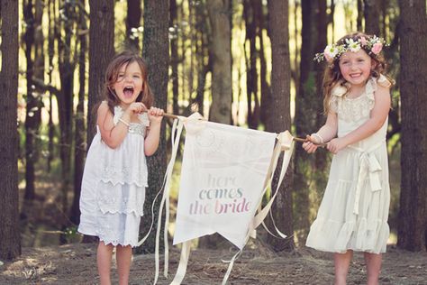 "Here comes the bride!" Teepees & Sweetpeas Flower Girl Inspiration - Polka Dot Bride Flower Girl Basket Alternative, Flower Girl Inspiration, Flower Girl Petals, Boho Flower Girl, Sweet Pea Flowers, Girls Unique, Girl Sign, Flower Girl Basket, Wedding Flower Girl