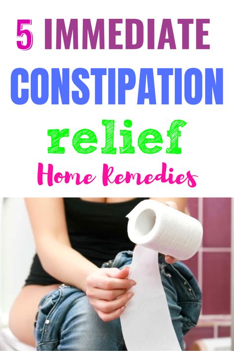 You'll find 5 fast constipation relief natural home remedies for adults, kids, toddlers and babies here. They include food, drinks (a special mineral drink with baking soda and a cleanse juice recipe) and other life hacks. These tips work also for chronic constipation and have no side effects. Find out about the signs, symptoms (including bloating) and causes of constipation and the quick cure. Check out this remedy for abdominal pain. Constipation Relief Fast, Help Constipation, Constipation Remedies, Chronic Constipation, Bowel Movement, Constipation Relief, Relieve Constipation, Colon Cleanse, Abdominal Pain