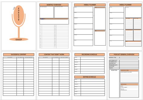 Podcast Content Planner, Podcast Planner Template, Podcast Brainstorming, Podcast Schedule Template, Podcast Schedule, Podcast Planning Template, Free Podcast Planner, Podcast Script, Podcast Episode Outline