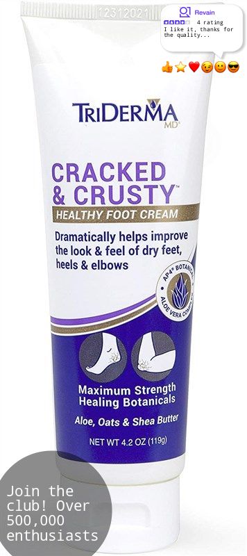 TriDerma Cracked Crusty Healthy Cream | 4 User Reviews Dry Heels, Cracked Skin, Skin Disorders, Foot Cream, Vitamin B5, Hand Care, Skin Moisturizer, Fragrance Free Products, Dry Skin