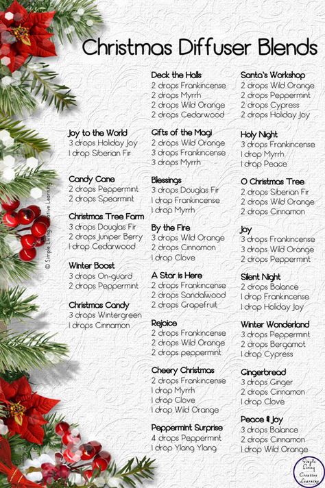 Christmas Diffuser Blends Christmas Diffuser Blends, Natura Cosmetics, Essential Oil Combinations, Soya Mumu, Doterra Essential Oils Recipes, Essential Oil Diffuser Blends Recipes, Magia Das Ervas, Young Living Essential Oils Recipes, Essential Oils Guide