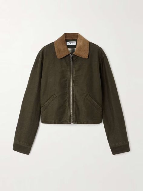 Town & Country - Collagerie Nice Jackets For Women, Corduroy Collar Jacket, Green Corduroy Jacket Outfit, Cool Blazers, Corduroy Fashion, Work Wear Jacket, Brown Clothes, Womens Outerwear, Chic Jacket