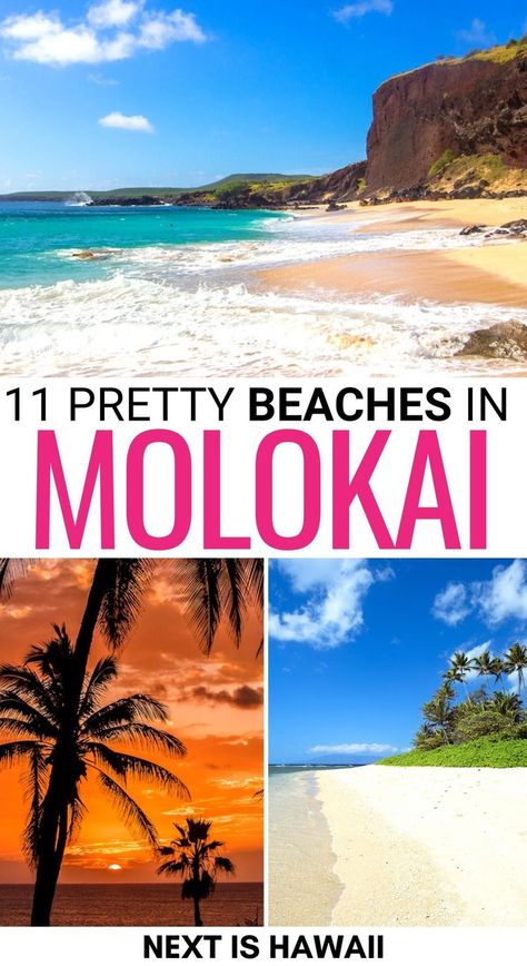 Are you traveling to Hawaii and searching for the most beautiful Molokai beaches? This guide showcases the best beaches in Molokai - click for more! | Beaches in Hawaii | Hawaiian beaches | Things to do in Molokai | Molokai things to do | Molokai nature | Molokai snorkeling | Molokai surfing | Molokai scuba diving | Molokai itinerary | Visit Molokai Hawaii Traveling To Hawaii, Beaches Hawaii, Hawaii 2023, Beaches In Hawaii, Molokai Hawaii, Hawaii Trip Planning, Maui Itinerary, Maui Hawaii Vacation, Beautiful Hawaii