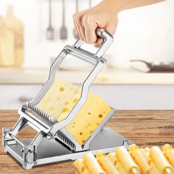 VEVOR VEVOR Cheese Slicer | Wayfair Kitchen Equipment Storage, Cheese Straws, Cheese Slicer, Butter Spread, Butter Knife, Cheese Platters, Appetizer Plates, Kitchen Equipment, Commercial Kitchen