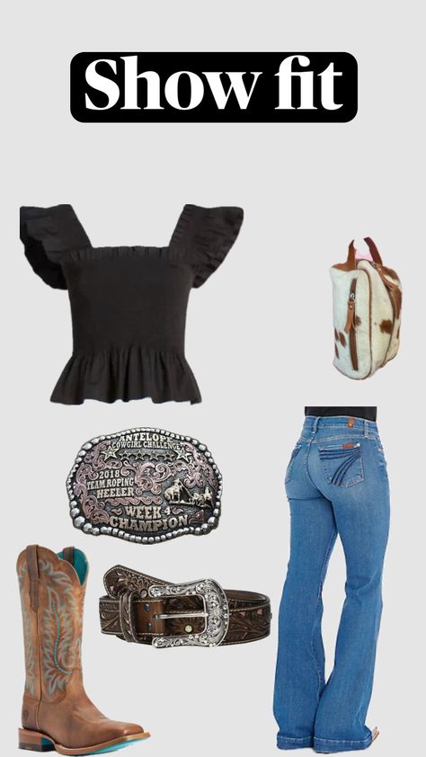 #show#livestock#4h#ffa Western Concert Outfit, Show Livestock, Showmanship Outfit, Country Western Outfits, Casual Country Outfits, Simple Outfits For School, Southern Outfits, Country Style Outfits, Western Wear Outfits