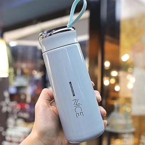 Glass Bottle Water Mini Flask Bottle With Vacuum Flask And Loop Temperature Resistant, For Hot & Cold Water, Milk, Lassi, Juice, Smoothie, Detox Water 400ml ✅Order Now: +92 3191979872 Bumper Offer | 47% OFF . . . #followforfollowback #reelsviral #amazing #product #waterbottle #fyp #art #amazingproducts Kids School Gifts, Eco Friendly Kids, Advertising Gifts, Thermos Cup, Double Glass, Heat Resistant Glass, Glass Water Bottle, Botol Air, Bottle Lights