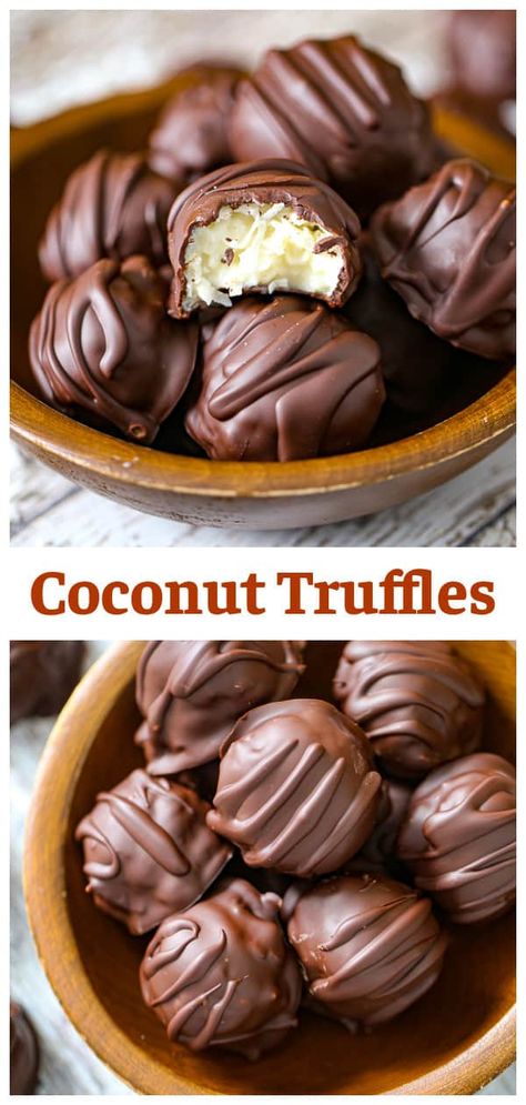 Coconut Cream Truffles, Truffles Recipe Easy No Bake, Chocolate Coconut Truffles, Chocolate Turtle Truffles, White Chocolate Coconut Truffles, Truffle Recipes Chocolate, Coconut Truffles Condensed Milk, Coconut Truffles Recipe, Coconut Chocolate Balls Recipe