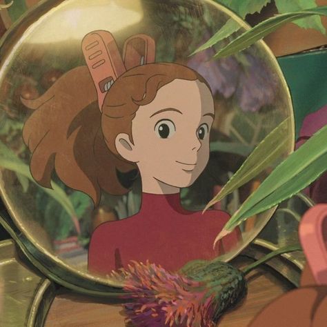 Tan Widgets, قلعة هاول المتحركة, The Secret World Of Arrietty, Ghibli Studios, Ghibli Characters, Secret World Of Arrietty, Anime References, Personajes Studio Ghibli, Studio Ghibli Background