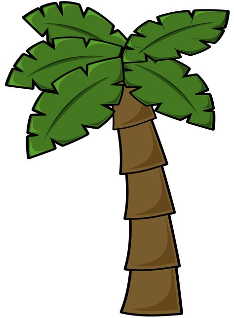 Yvon Joor / Boom uit 'Dierensprookjes uit Afrika' Alligator Craft, Palm Tree Outline, Palm Tree Clipart, Palm Tree Clip Art, Cartoon Palm Tree, Jungle Cartoon, Tree Jungle, Palm Tree Drawing, Diy Baby Room Decor