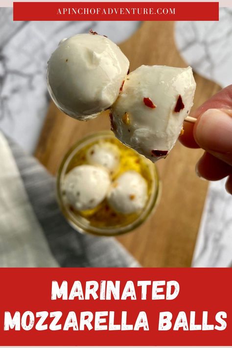 These Marinated Mozzarella Balls Recipes is the best easy appetizer recipe with mozzarella cheese. These can either be marinated bocconcini or marinated ciliegine. Both are small mozzarella balls. Mozzarella marinated can be used in salads, with marinated mozzarella and tomatoes, and other ideas. This article covers marinated mozzarella balls uses and ways to serve them. Mini Bocconcini Recipes, Recipe With Mozzarella Cheese, Mozzarella Marinated, Marinated Bocconcini, Mozzarella Balls Recipe, Recipe With Mozzarella, Marinated Mozzarella Balls, Mozzarella Appetizers, Marinated Mozzarella