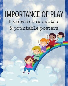 free printable Archives - Best Toys 4 Toddlers Quotes About Importance, Child's Play Quotes, Preschool Quotes, Early Childhood Education Quotes, Rainbow Quotes, Importance Of Play, Play Quotes, Childhood Quotes, Educational Quotes