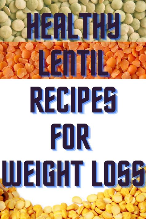 Healthy Lentil Recipes for Weight Loss - The humble lentil is a versatile legume with a mild and nutty taste. Lentil Recipes Crockpot, Healthy Lentil Recipes, Lentil Soup Recipe Healthy, Green Lentil Recipes, Best Lentil Recipes, Lentil Recipes Easy, Lentil Recipes Healthy, Red Lentil Recipes, Fit And Fabulous