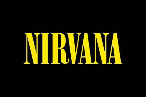 Nirvana Font - Dafont Free Nirvana Font, Foo Fighters Logo, Misfits Logo, Music Band Logo, Oasis Logo, Nirvana Logo, Metallica Logo, Stencil Font, Logo Font