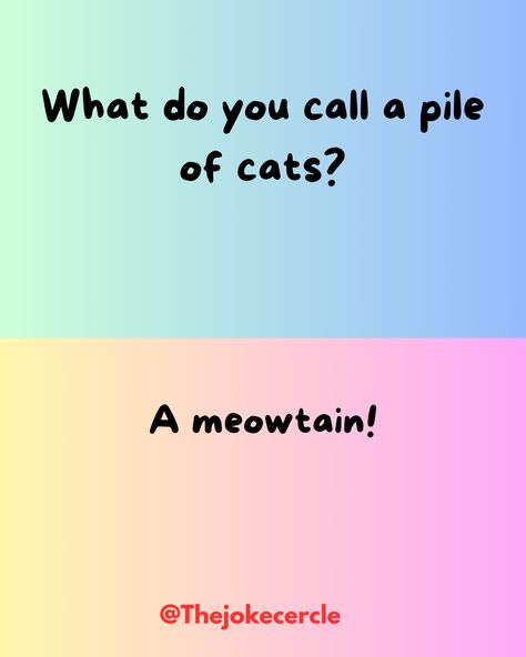 Welcome to The Joke Circle! 🎉 A place where laughter reigns supreme! Join us for witty jokes, clever puns, and a community that appreciates humor in all its forms. Share your favorite jokes, engage in playful banter, and let’s spread some joy together!

Join the circle and let the laughter begin!
follow us on facebook and instagram
@Thejokecercle

#TheJokeCircle #LaughterIsTheBestMedicine #WittyHumor #JokeOfTheDay #ComedyCommunity #FunAndLaughter #ShareTheJoy #HumorUnites List Of Jokes, Witty Jokes, Lame Jokes, Corny Jokes, Cute Jokes, Joke Of The Day, The Circle, Quick Jokes, Drawing Base