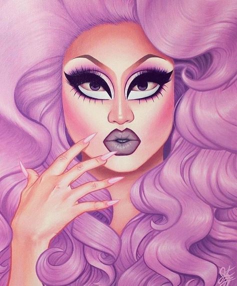 Race Drawings, Drag Race Fanart, Drag Art, Queen Drawing, Drag Show, Best Eyes, Small Drawing Room Interior, Makeup Illustration, Small Drawing Room