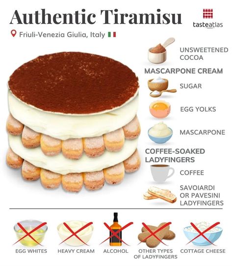 Indulge in the rich flavors of Italy with this authentic tiramisu recipe. Layered with creamy mascarpone, espresso-soaked ladyfingers, and a dusting of cocoa, this dessert is a true Italian classic. Perfect for dinner parties or a special treat, each bite offers a taste of tradition and a touch of elegance. Whether you're a seasoned baker or a dessert enthusiast, this tiramisu is sure to impress and satisfy your sweet cravings. Authentic Tiramisu Recipe, Italian Tiramisu Recipe, Authentic Tiramisu, Effects Of Sugar, Easy Tiramisu Recipe, Italian Tiramisu, Homemade Cookbook, Mascarpone Cream, Tiramisu Recipe