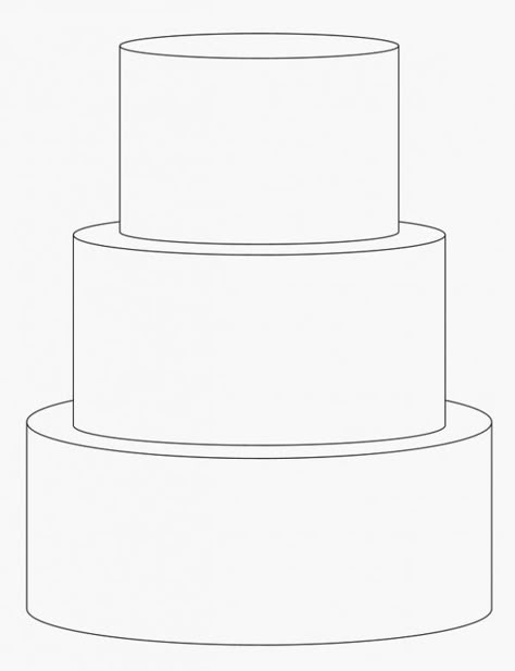 4 inch tiers: 6, 8, 10 10 8 6 Inch Wedding Cake, Cake Tiers Sizes, Tier Cake Sizes, Cake Tier Sizes, Plain White Two Tier Cake, Plain White 3 Tier Wedding Cake, Cake Chart, Cake Coloring, Cake Sketch