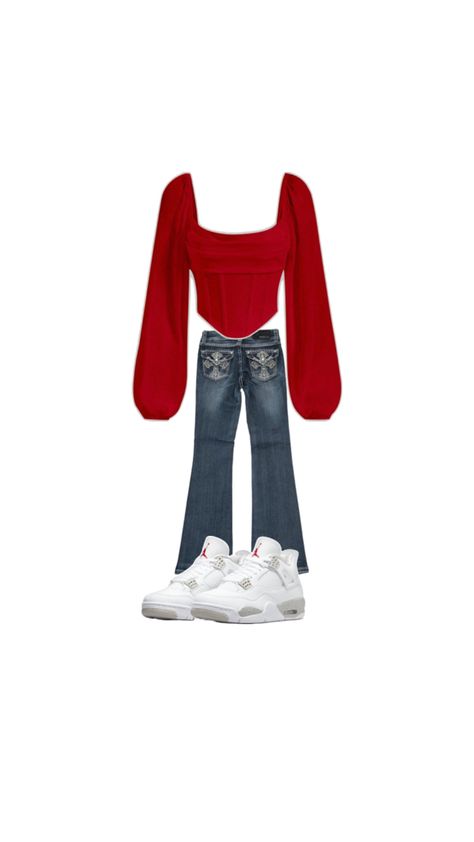 Latina Outfits, Latina Fashion Outfits, Latina Fashion, Outfit Inspo Casual, Trendy Outfits For Teens, Red Fits, Red Outfit, Back To School Outfits, Girly Outfits