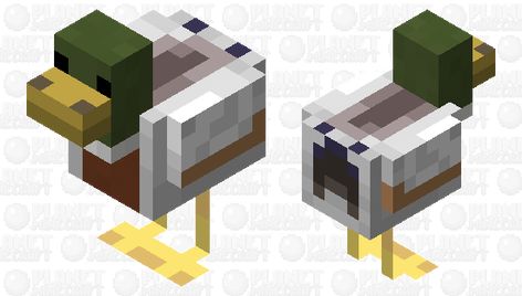 Duck Minecraft, Minecraft Chicken, Pixel Painter, Minecraft Halloween, Minecraft Dungeons, Minecraft Mobs, Minecraft Furniture, Entertainment Design, Mallard Duck