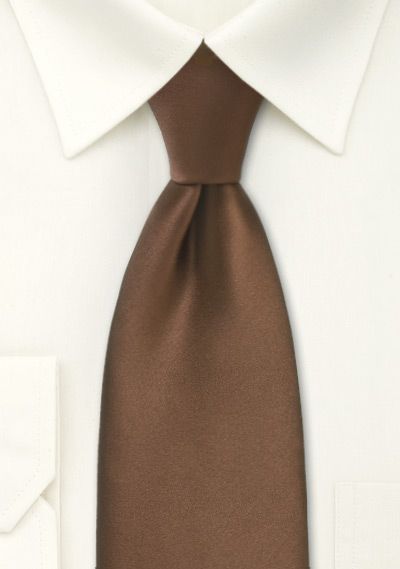 Classic Brown Suit And Tie Accessories For Wedding, Classic Brown Ties For Wedding, Elegant Brown Party Ties, Classic Brown Neckwear With Ties, Tie Outfits Men, Tan Dress Shirt, Brown Semi-formal Standard Tie, Christian Style, Brown Chinos