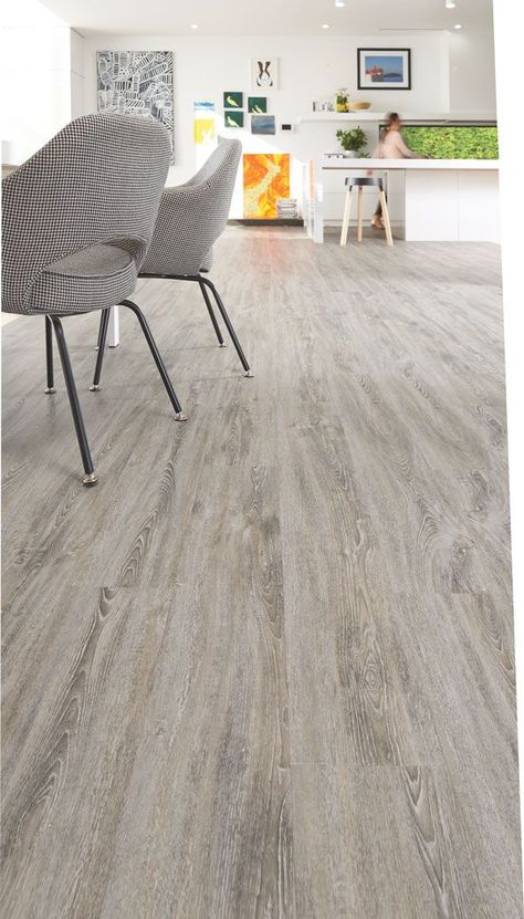 white vinyl timber look flooring - Google Search Vinyl Plank Flooring Transition, Flooring Trends, Linoleum Flooring, Grey Flooring, White Modern Kitchen, Vinyl Plank Flooring, Timber Flooring, Flooring Options, Plank Flooring