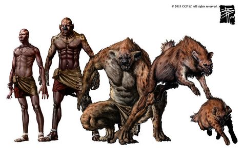 World Of Darkness, Mythological Creatures, Arte Animal, Hyena, Creature Concept, Creature Design, Creature Art, Fantasy Creatures, Mythical Creatures