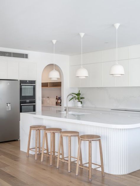 STEP INSIDE THE BELL’S BEAUTIFUL NEW BUILD — THREE BIRDS RENOVATIONS Three Birds Renovations Kitchen, Mountain Kitchen Ideas, Reno Kitchen, Mountain Kitchen, Three Birds Renovations, Hamptons Coastal, Purple Kitchen, Butlers Pantry, Kitchen Colour Schemes