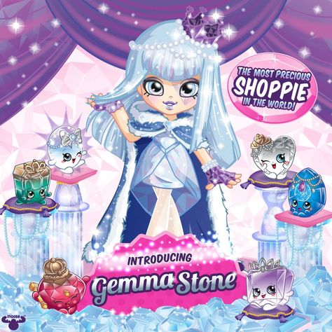 Gemma Stone | Shopkins Wiki | Fandom Shopkin Dolls, Shopkins Doll, Tasty Peach Studios, Shoppies Dolls, Shopkins Girls, Shopkins Characters, Shopkins Toys, Moose Toys, Nostalgic Toys