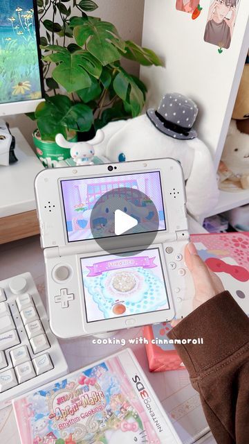 Sanrio Game, 3ds Games, Games Photo, Cozy Gaming, Cooking Game, Gaming Stuff, Cooking Games, Nintendo Ds, Mini Games